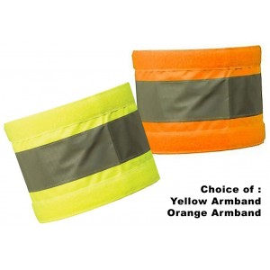 HVEAB1XL XL Hi Visibility Reflective Armband