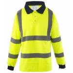 HVE310 FRAS Fire Retardant & Anti-Static Hi Visibility Polo Shirt